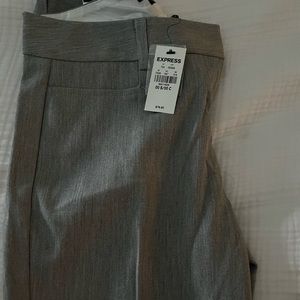Express Columnist Slim Pants NWT 00 Short in black, tan and gray